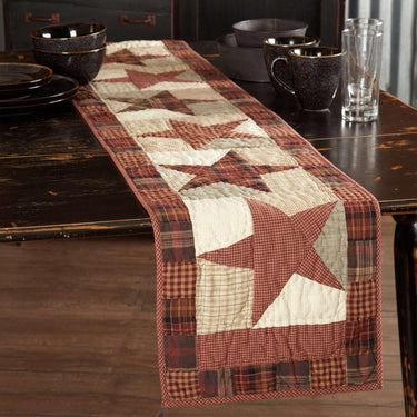 Abilene Star Quilted Runner 13x72 VHC Brands - The Fox Decor